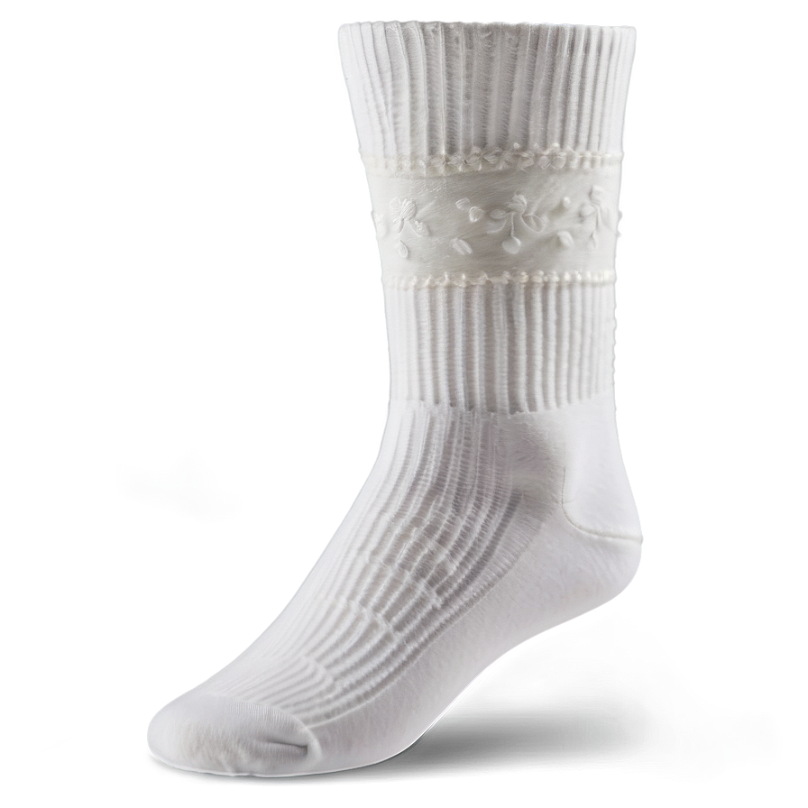 White Winter Socks Png 06272024