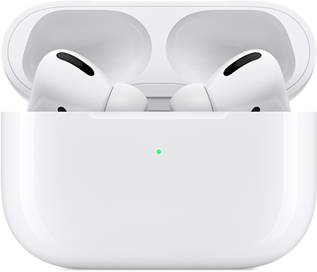 White Wireless Earbudsin Charging Case