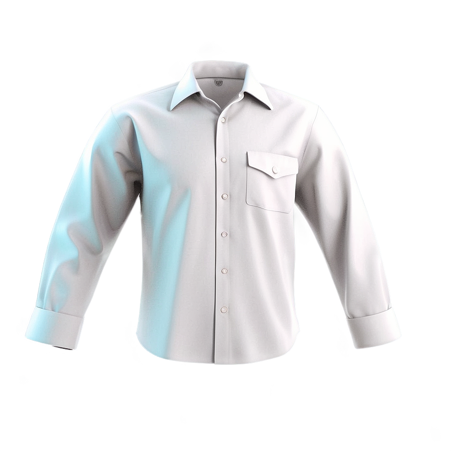 White Work Shirt Png 93