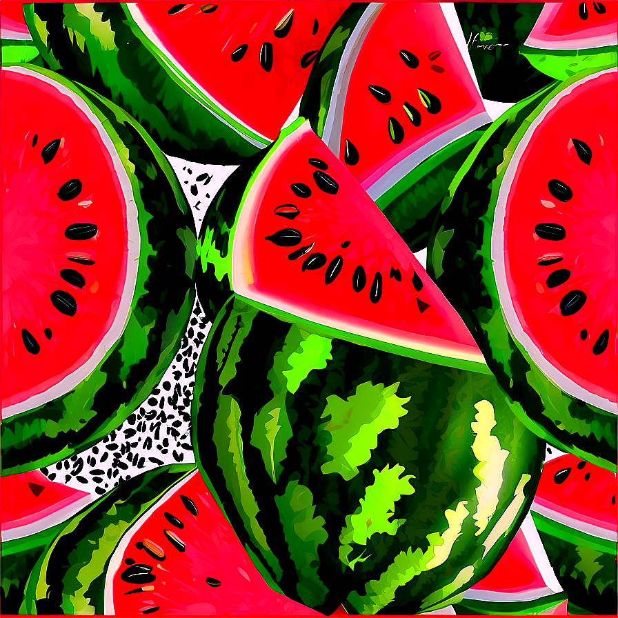 Whole Watermelon With Seeds Png Eui