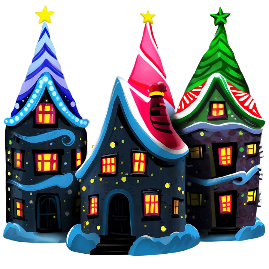 Whoville Christmas Village Png 6