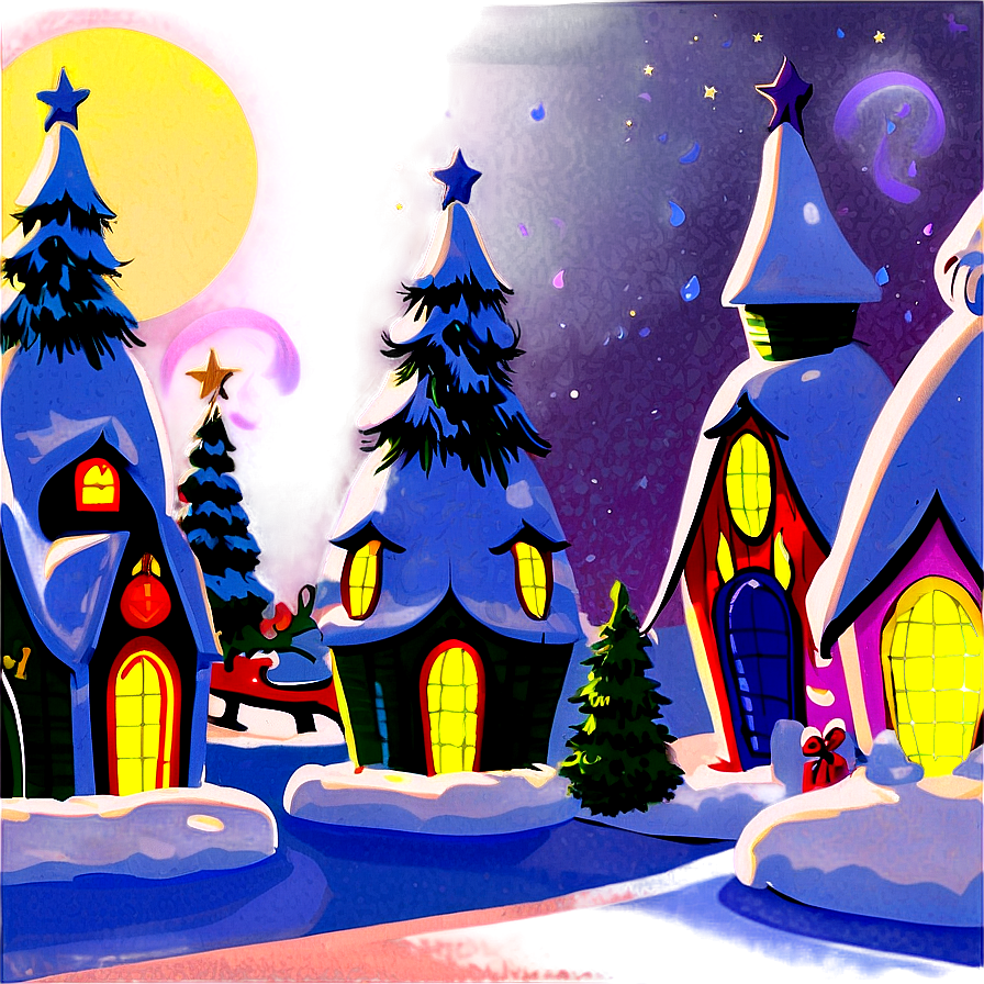 Whoville Christmas Village Png Hdw86