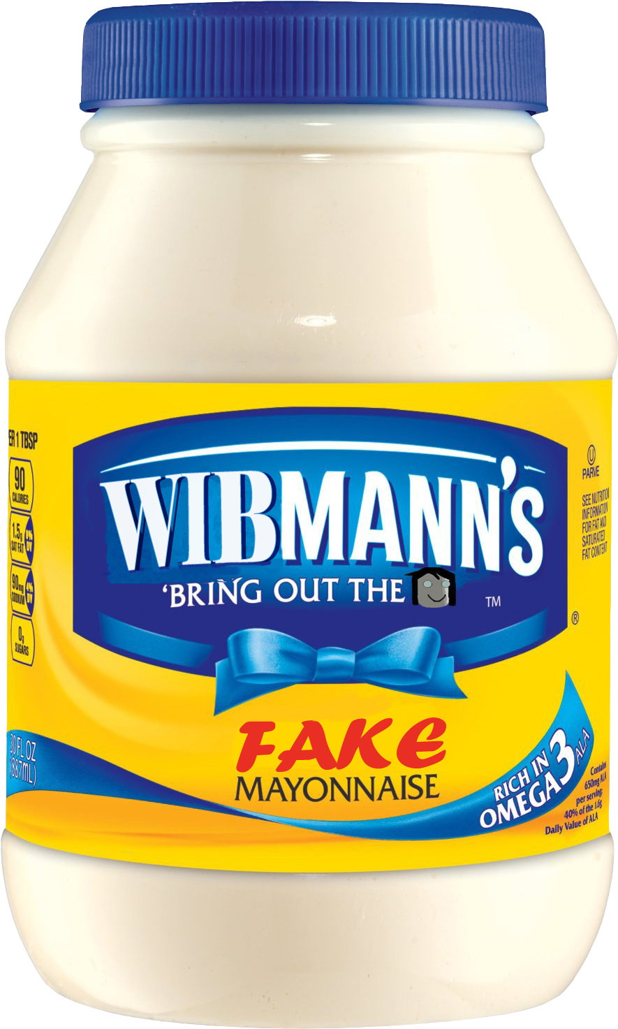 Wibmanns Fake Mayonnaise Jar