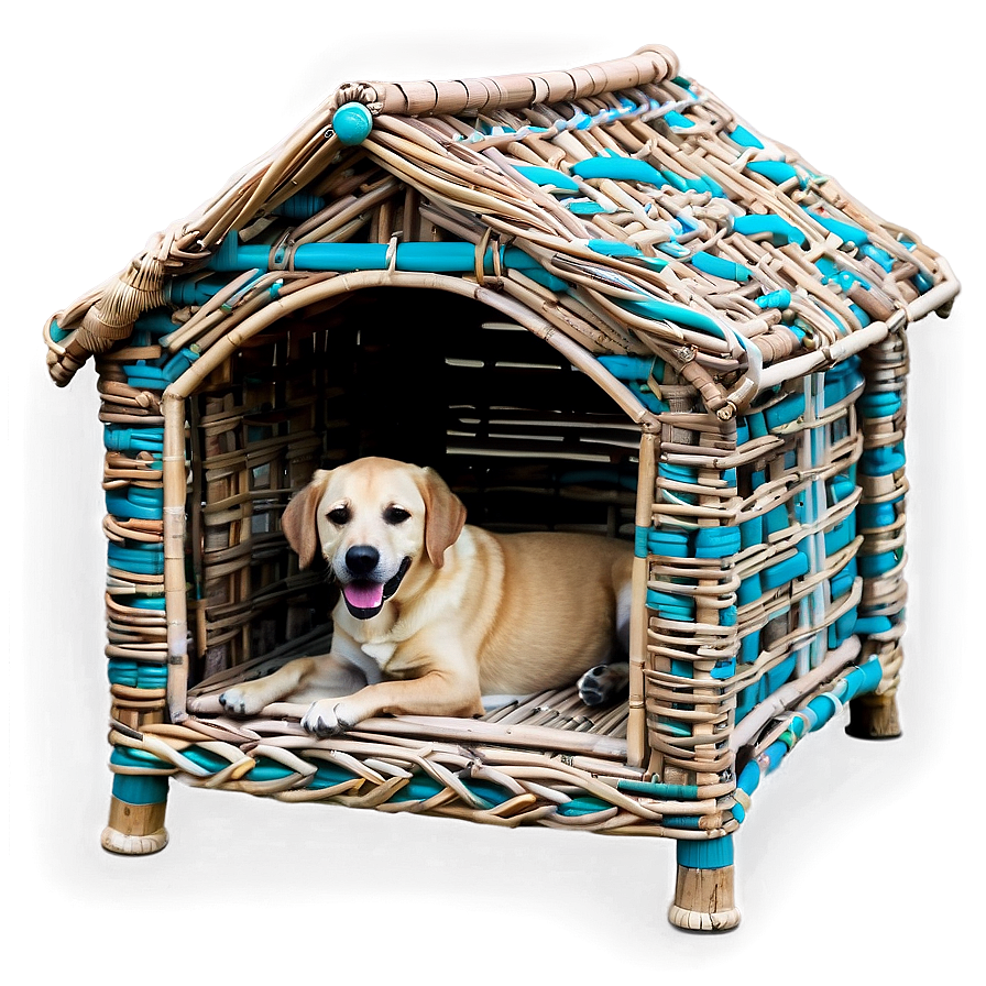 Wicker Dog House Png 06122024