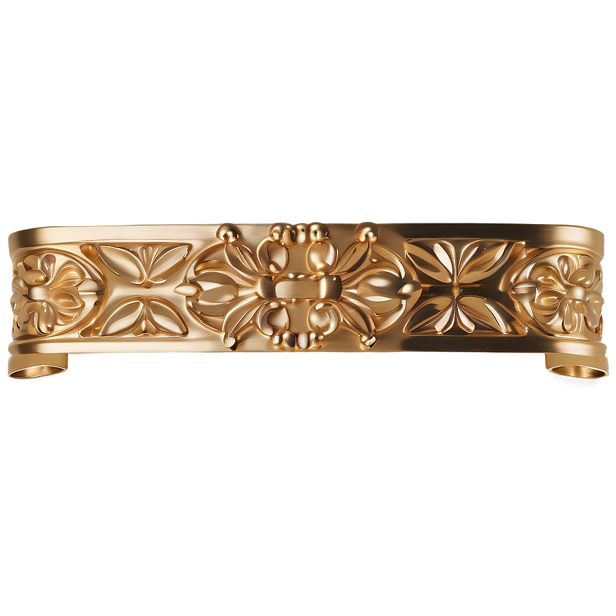 Wide Gold Trim Accent Png 16