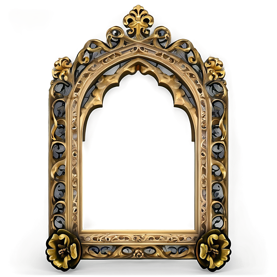 Wide Gothic Frame Png Bqg9