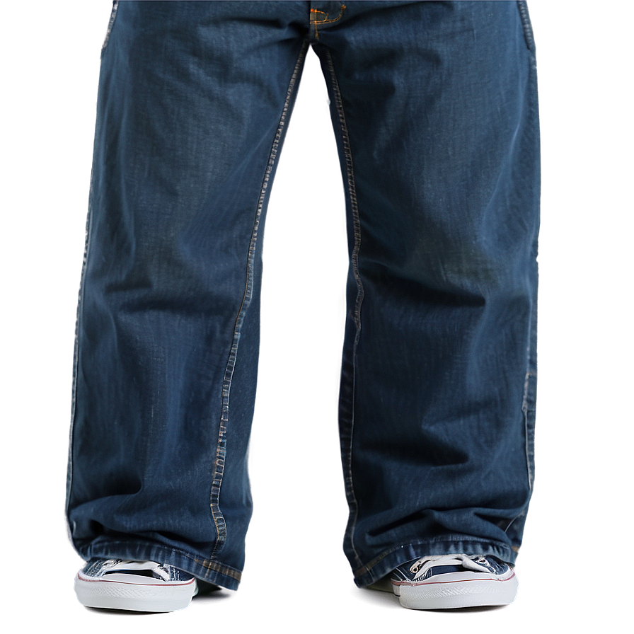 Wide Leg Blue Jeans Png Rgj