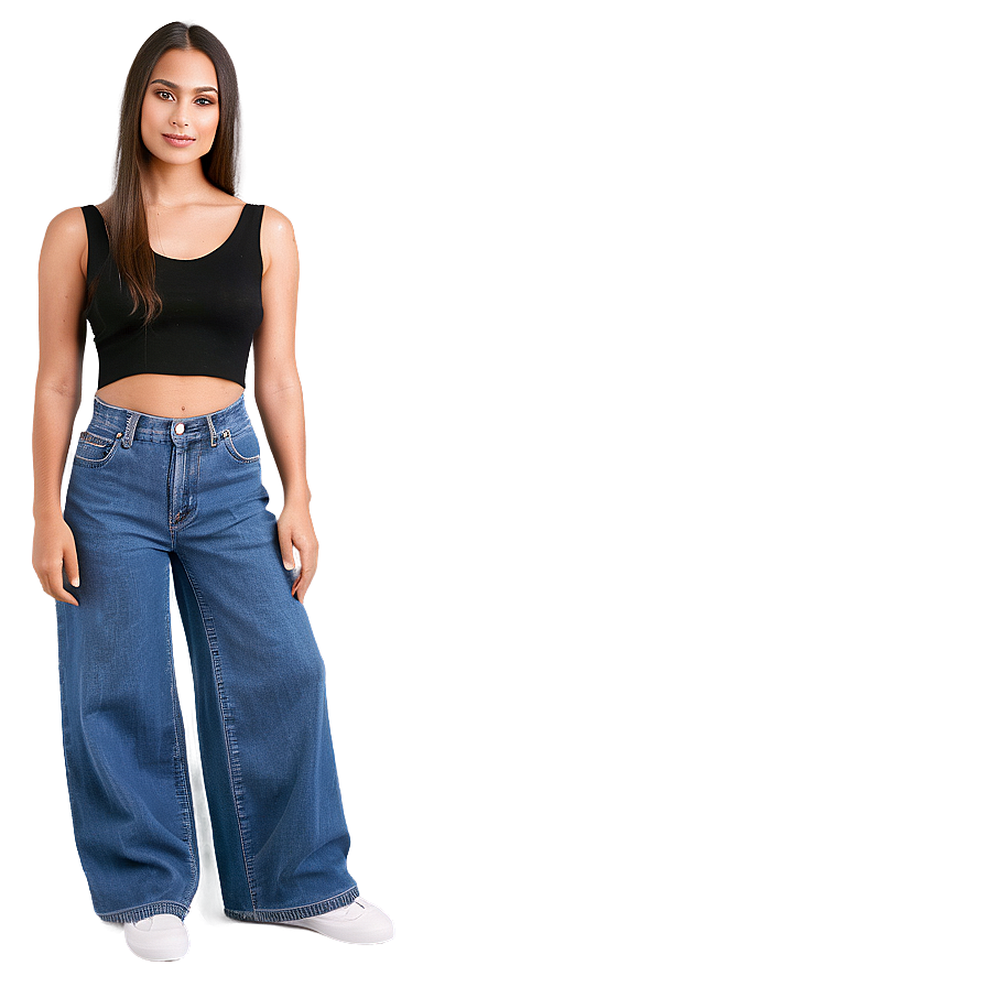 Wide Leg Jeans Png 05242024