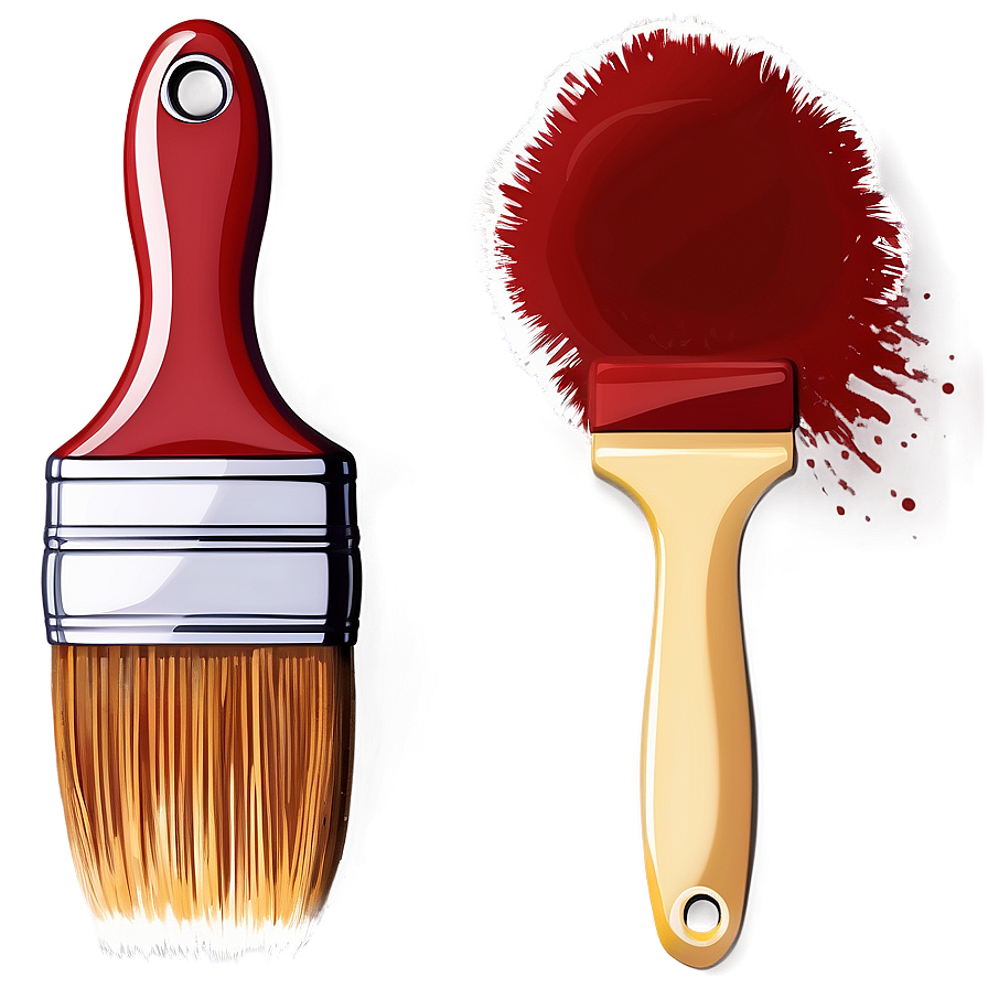 Wide Paint Brush Png 48