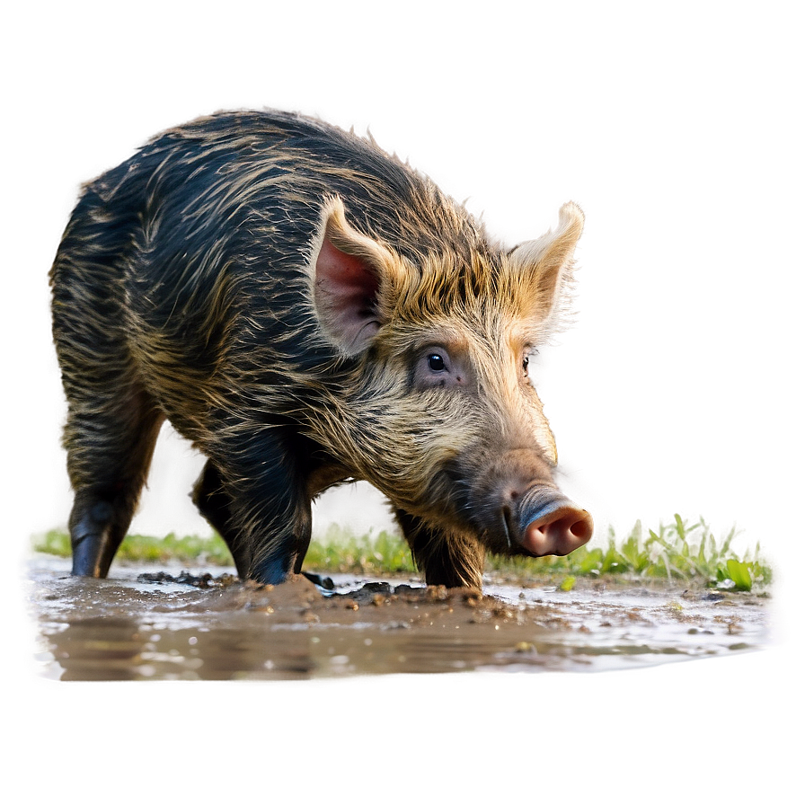 Wild Boar In Mud Png Qbm87