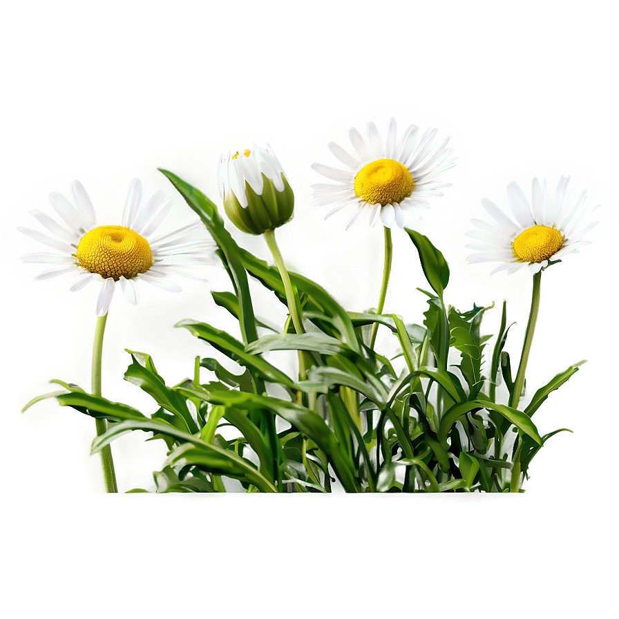 Wild Daisies Field Png 30