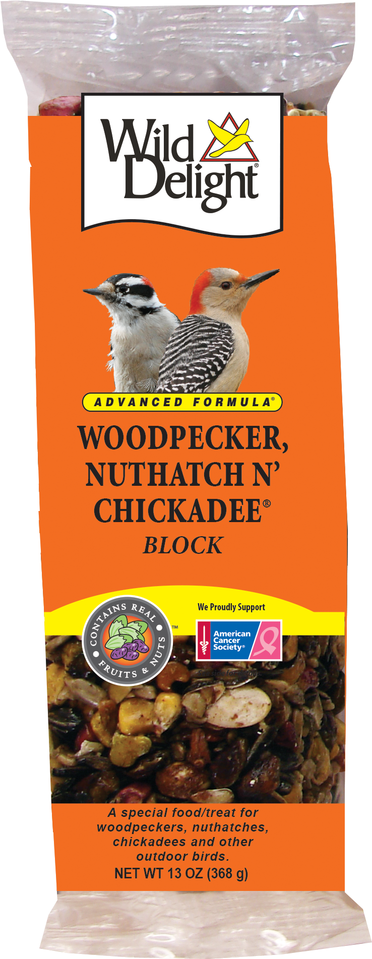 Wild Delight Woodpecker Block Packaging