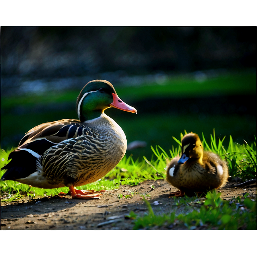 Wild Ducks In Nature Png 60