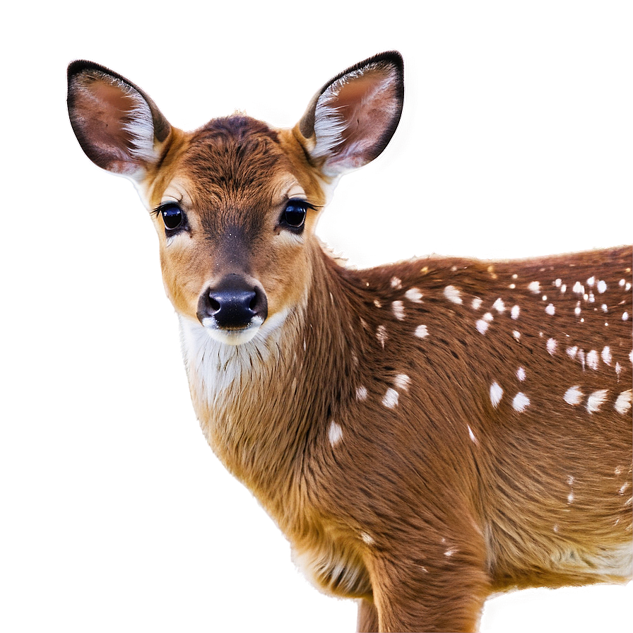 Wild Fawn Portrait Png 1