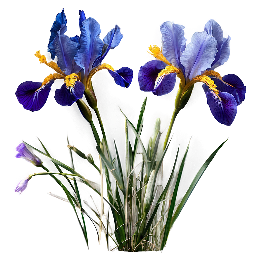 Wild Iris Field Png Ikc94