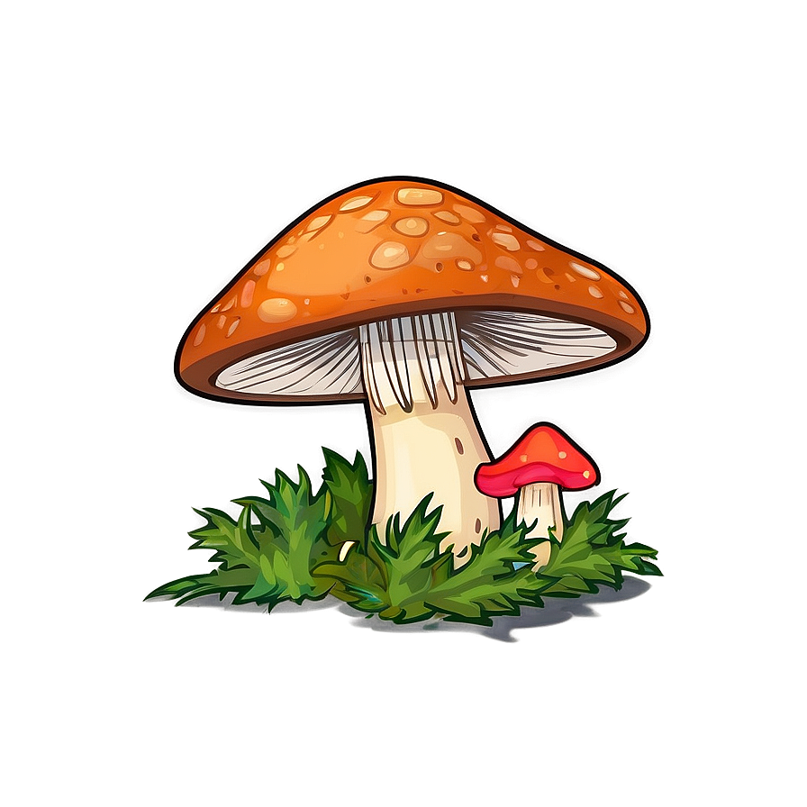 Wild Mushroom Cartoon Png 06272024