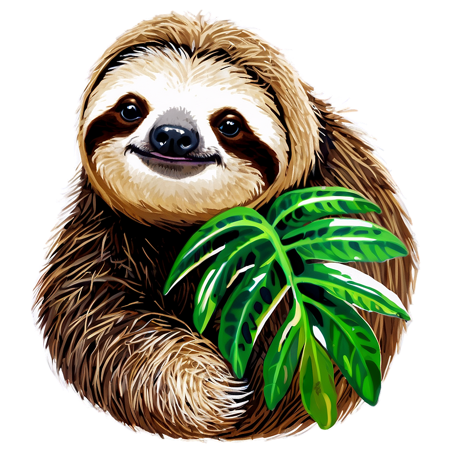 Wild Sloth Png Dvc