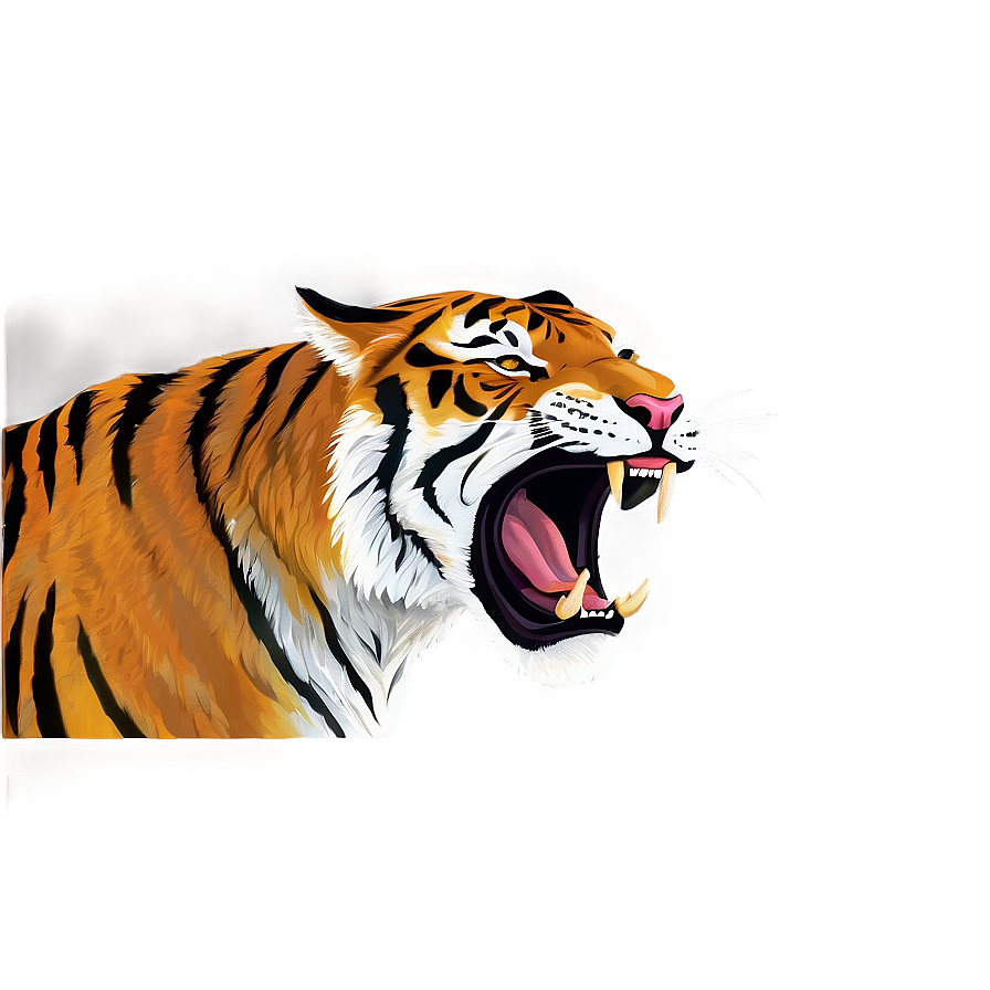 Wild Tiger Snarl Png Mci