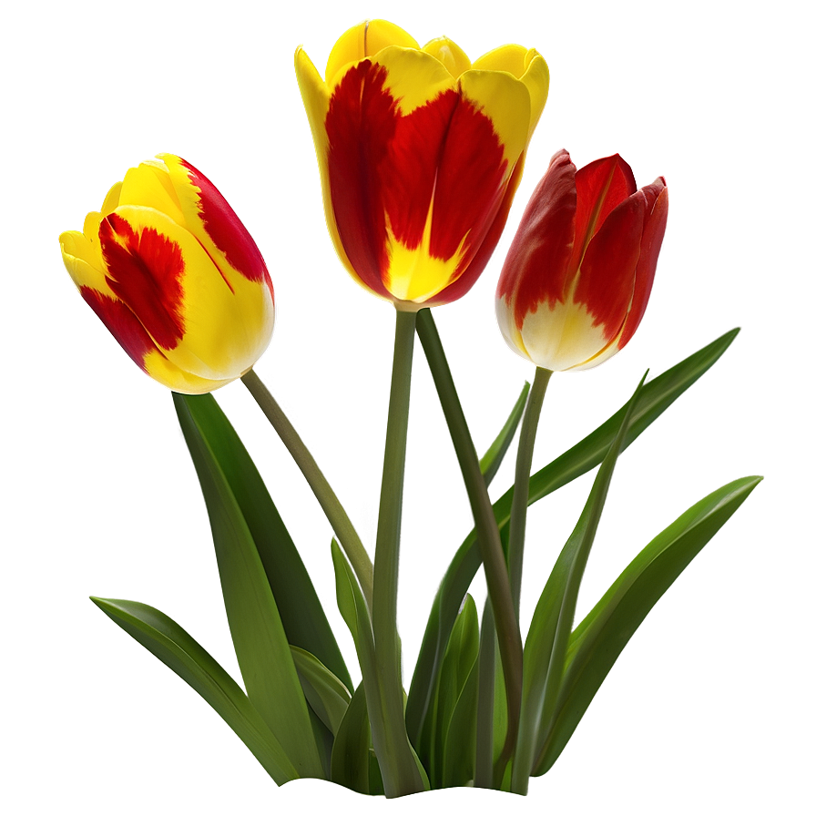 Wild Tulips Meadow Png Mqo