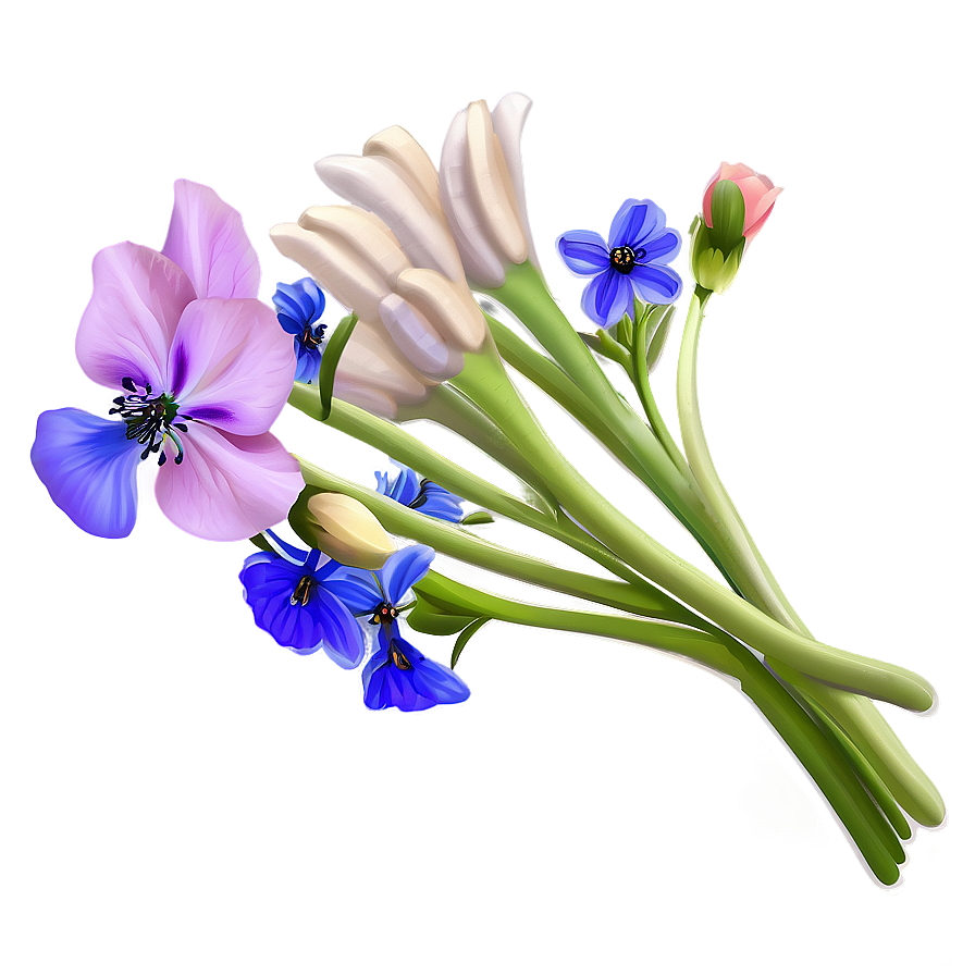 Wildflower Bouquet Png 05232024