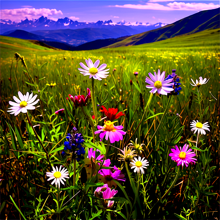 Wildflower Meadow Photo Png Uaw