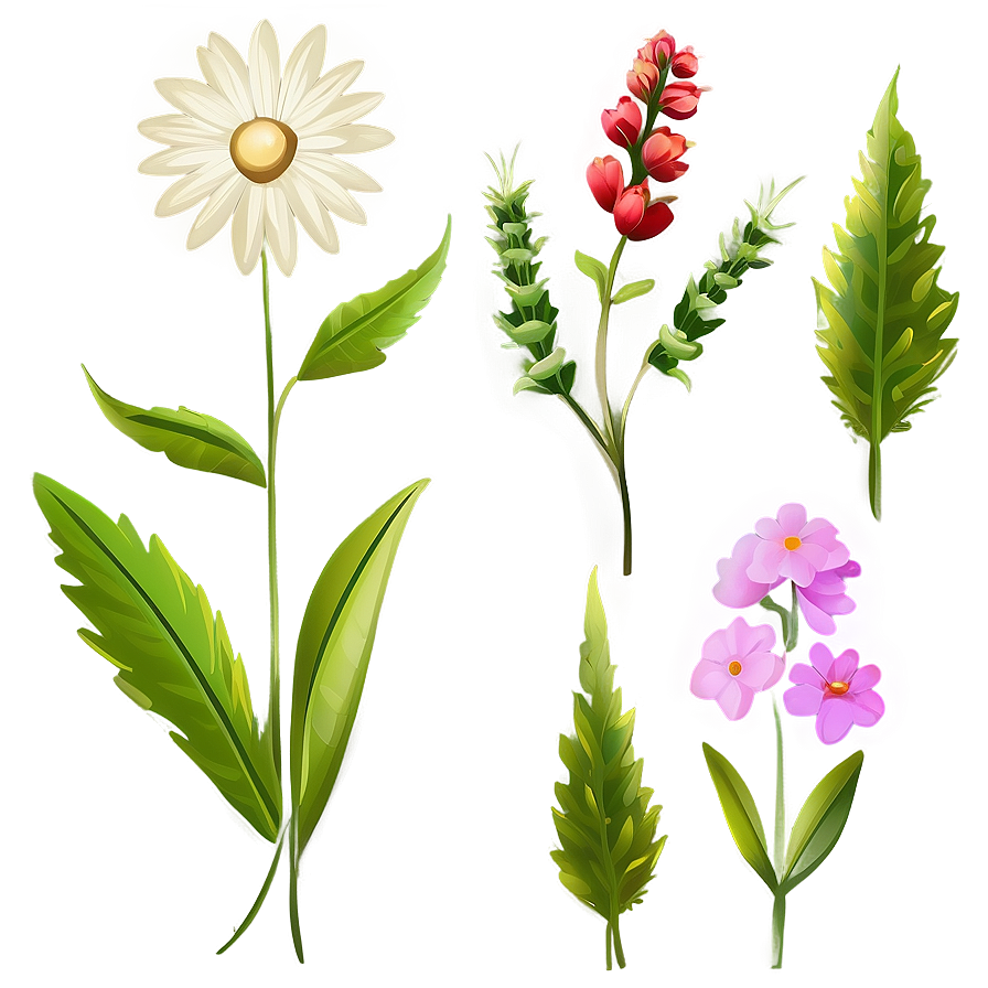 Wildflower Transparent Illustration Png 75