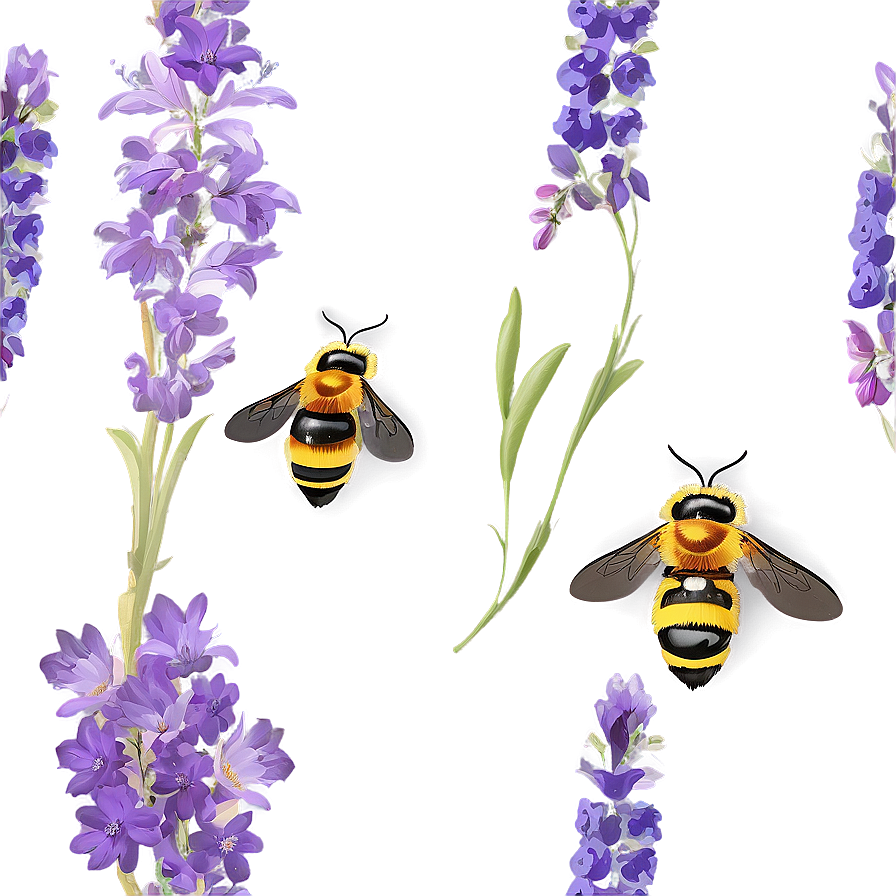 Wildflowers And Bees Png 06202024