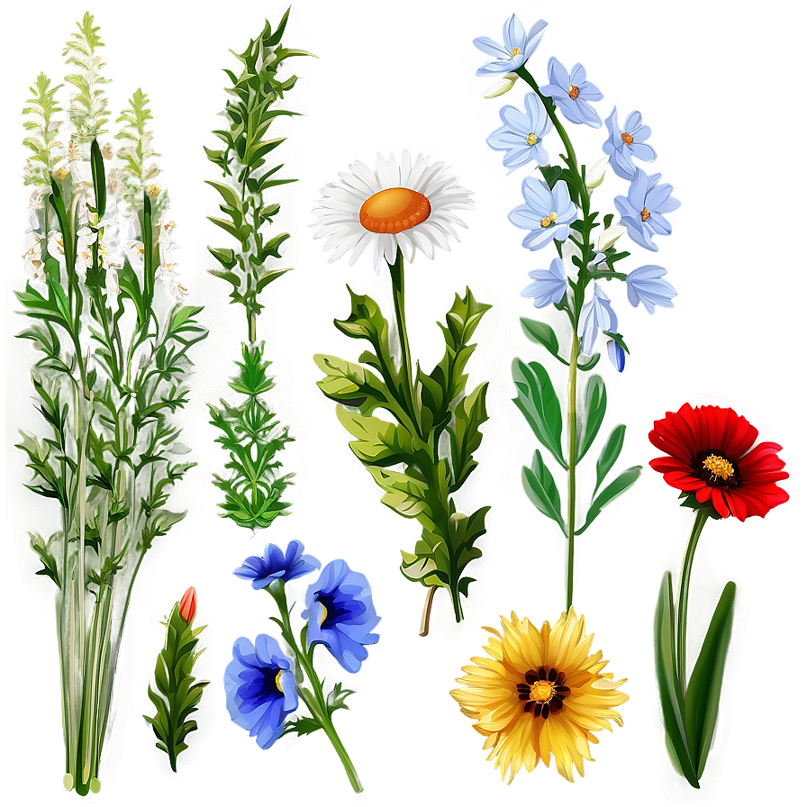 Wildflowers Bouquet Png 06122024