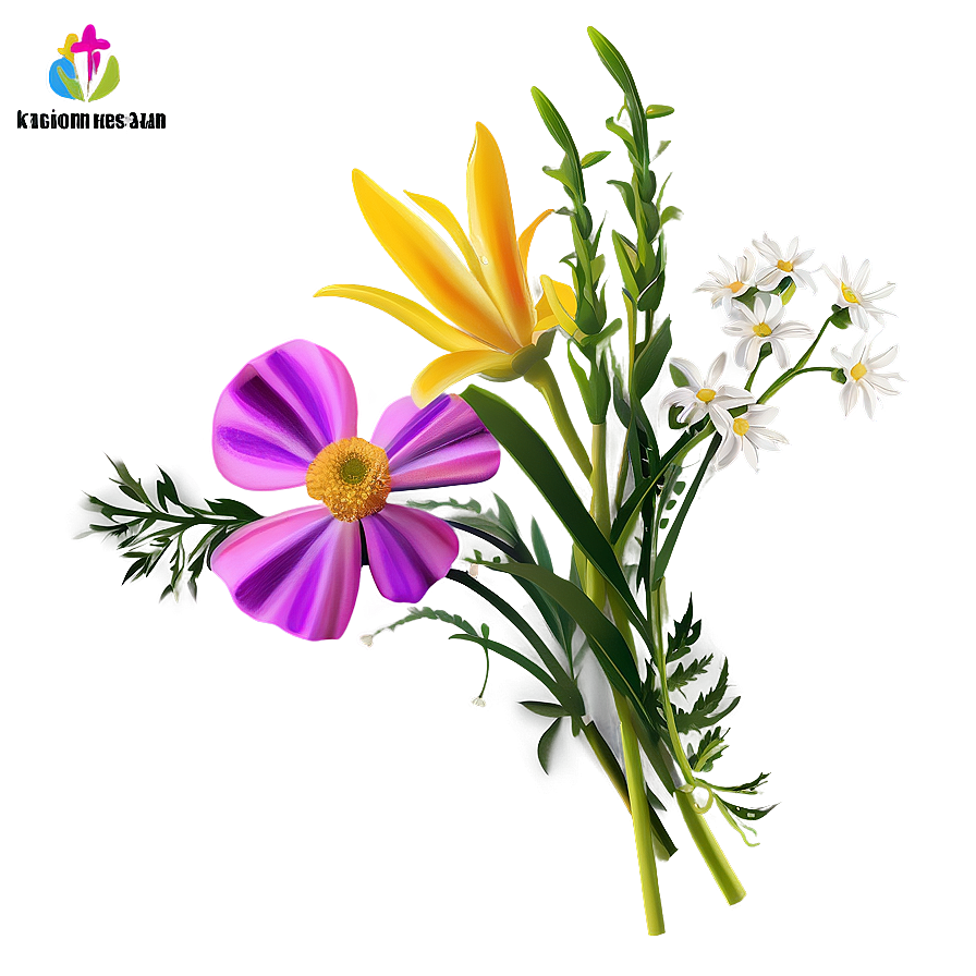 Wildflowers Bouquet Png Vka65