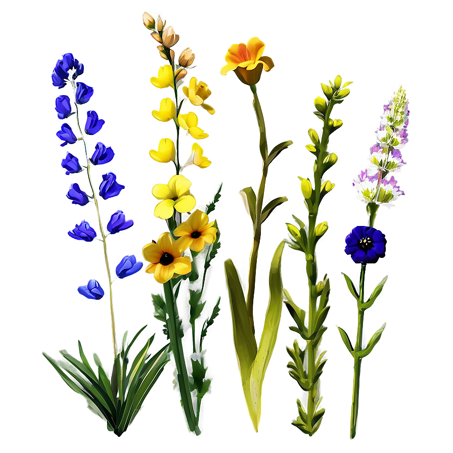 Wildflowers Field Png Jdf