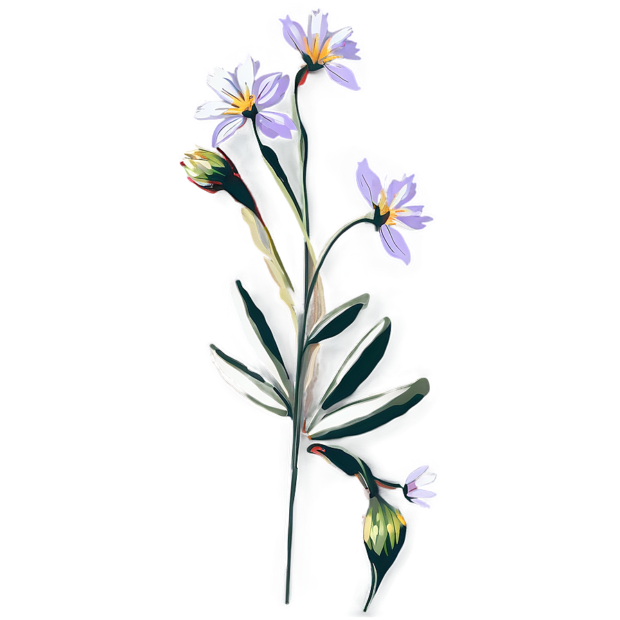 Wildflowers In Detail Png 40