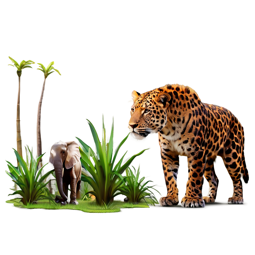 Wildlife Safari Scene Png Apy93