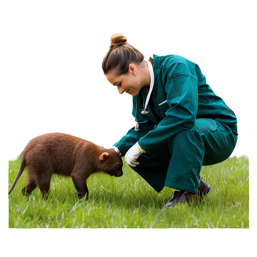 Wildlife Vet On Field Png Cjm