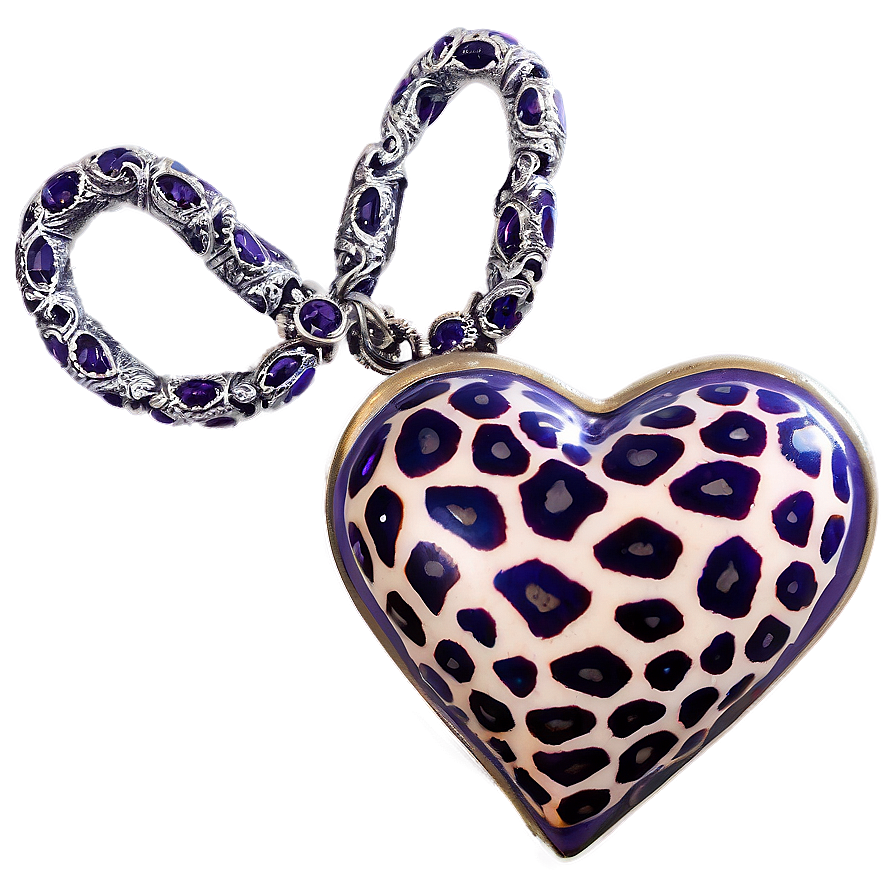 Wildly In Love Leopard Heart Png 06282024