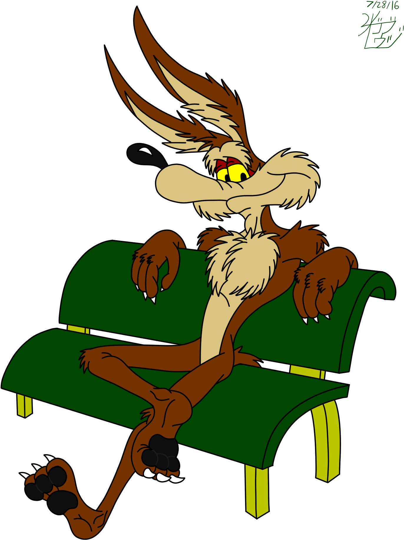 Wile E Coyote Chillingon Couch