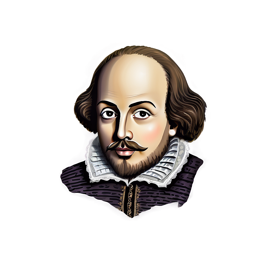 William Shakespeare Illustration Png 50