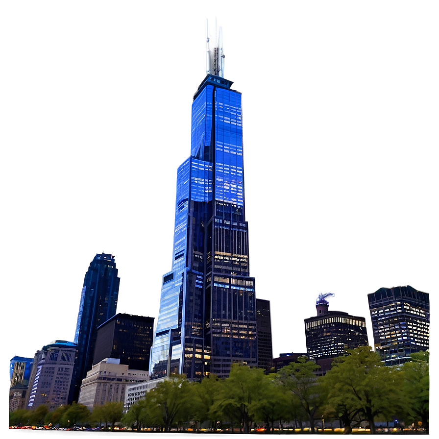 Willis Tower Landmark Png Udy