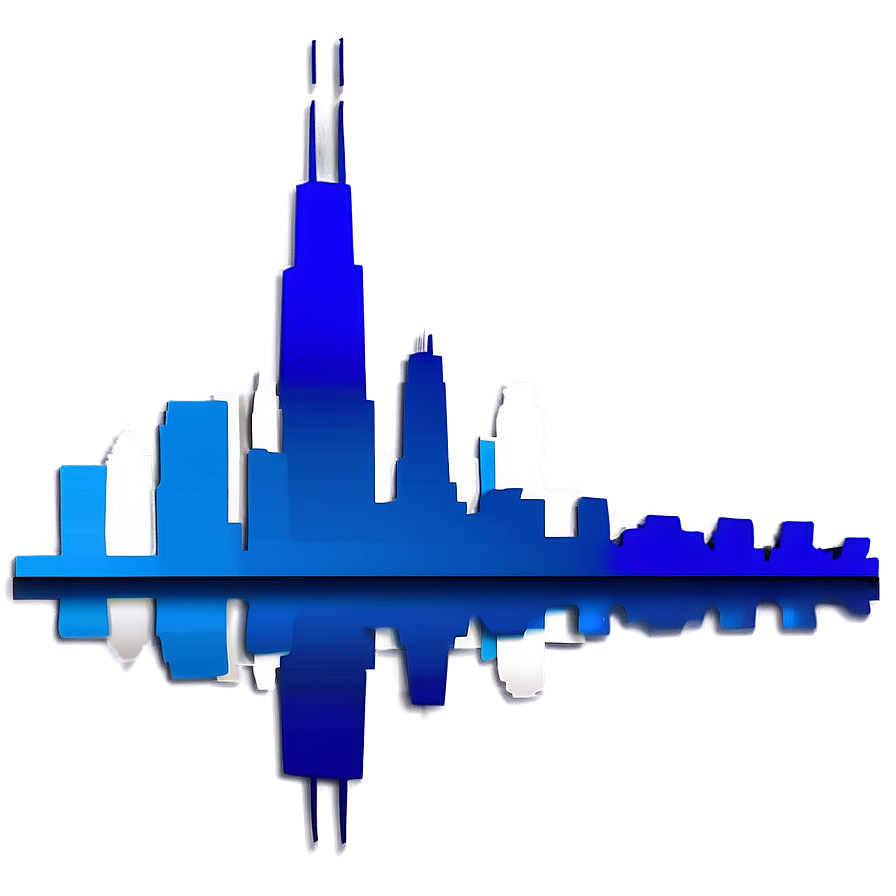 Willis Tower Skyline Silhouette Png Idb