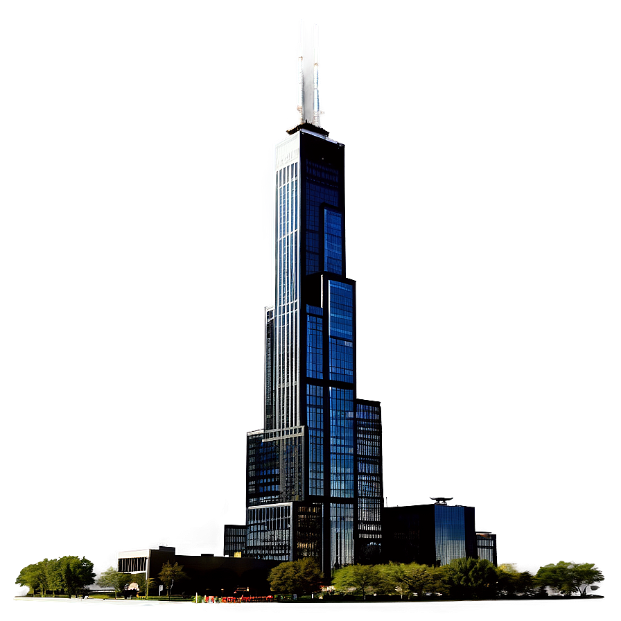 Willis Tower Tourist Attraction Png Xje15