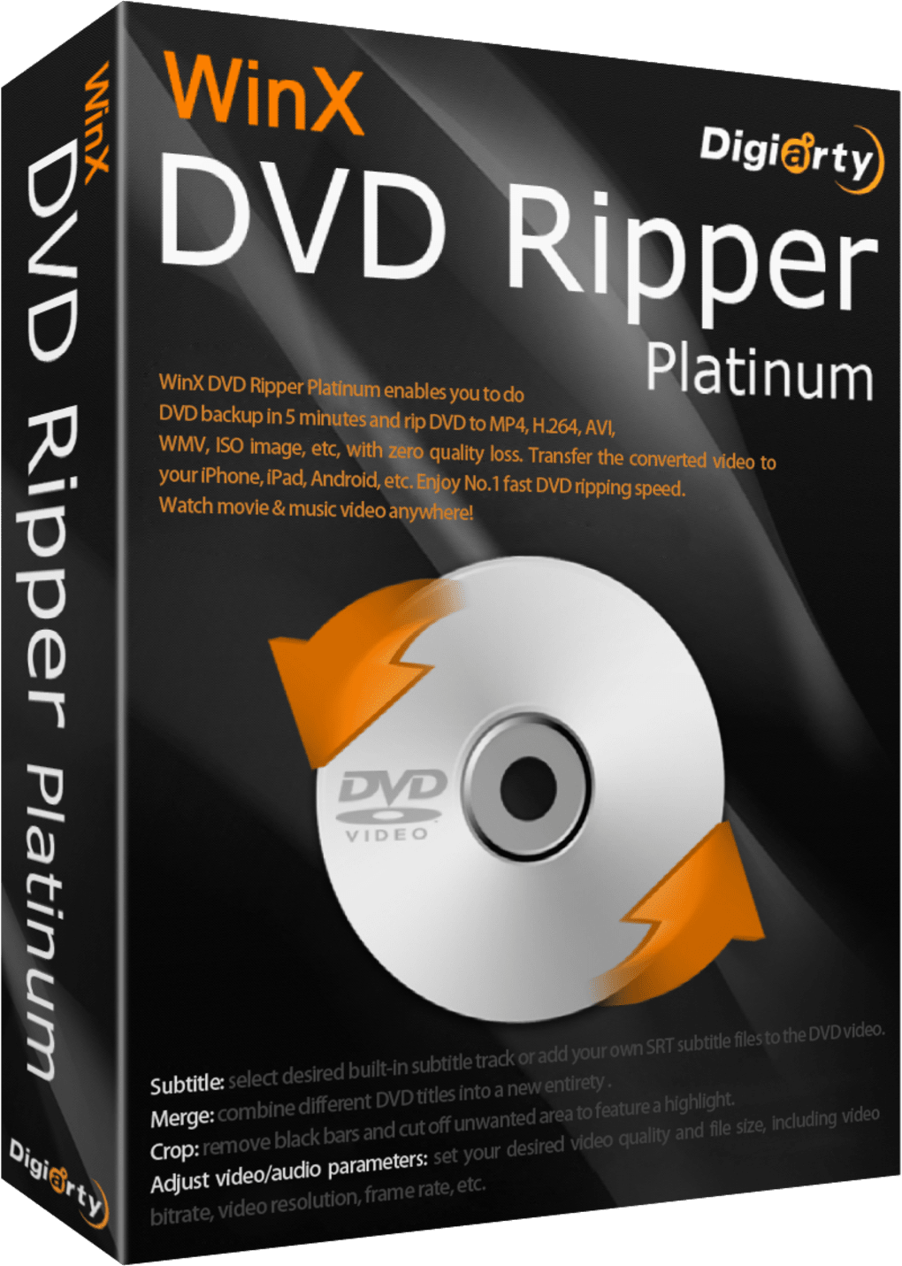 Win X D V D Ripper Platinum Software Box