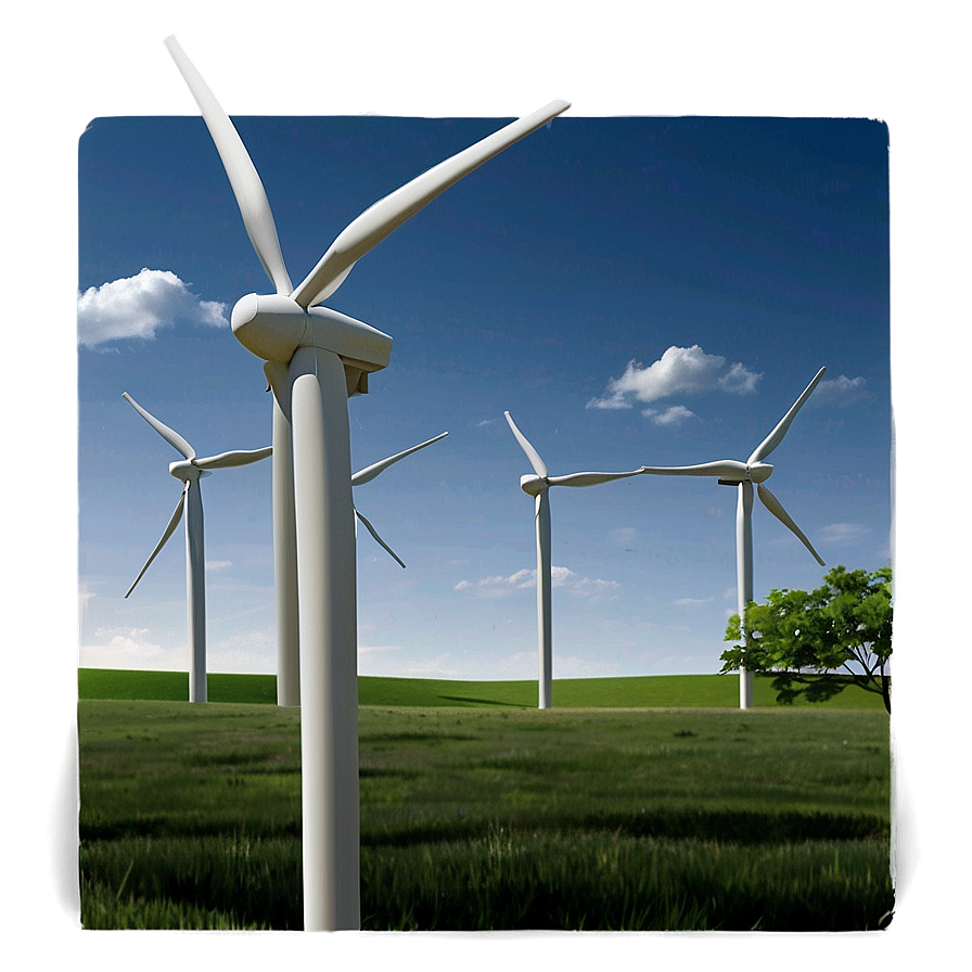 Wind Farm Landscape Png Map56