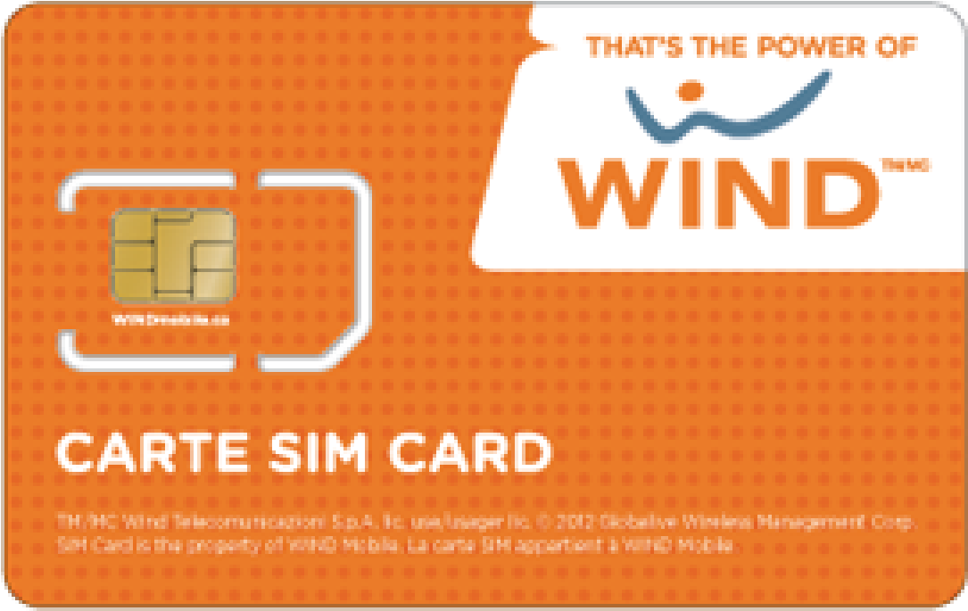 Wind S I M Card Branding