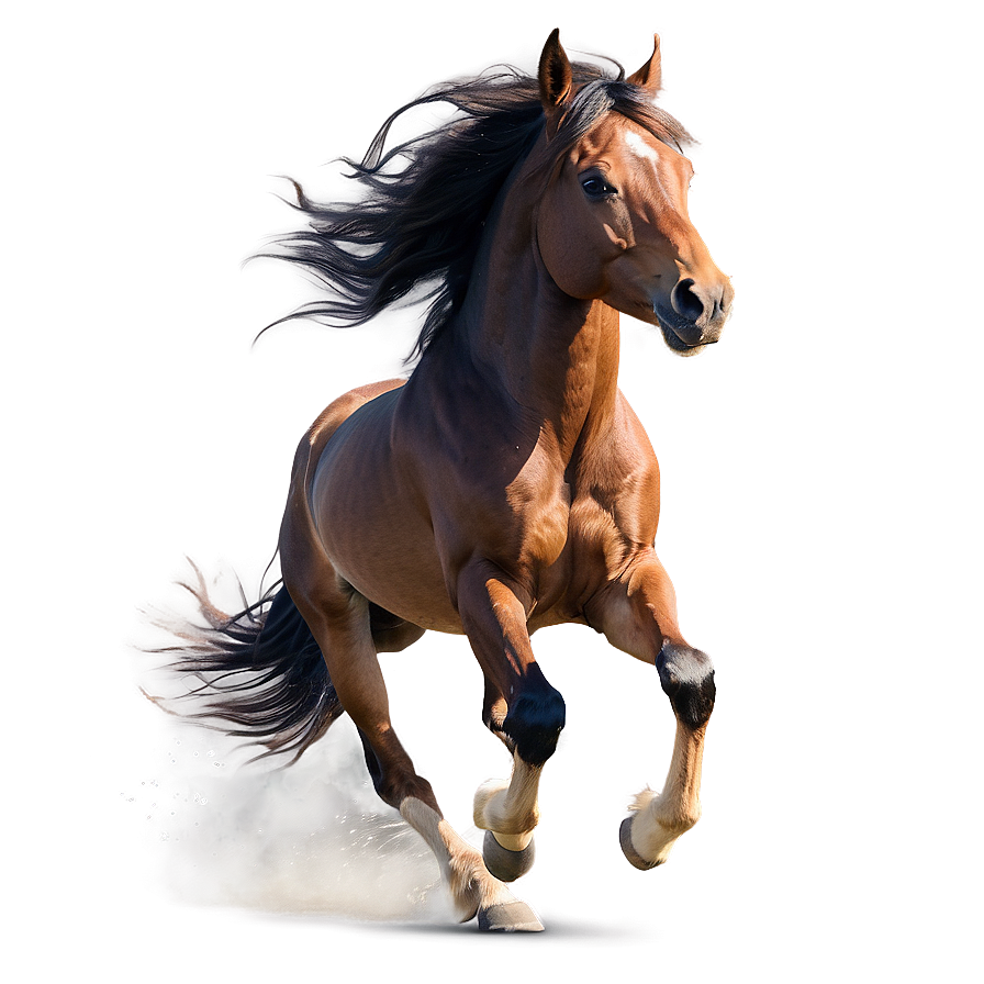 Wind Swept Mane Running Horse Png Gqo43