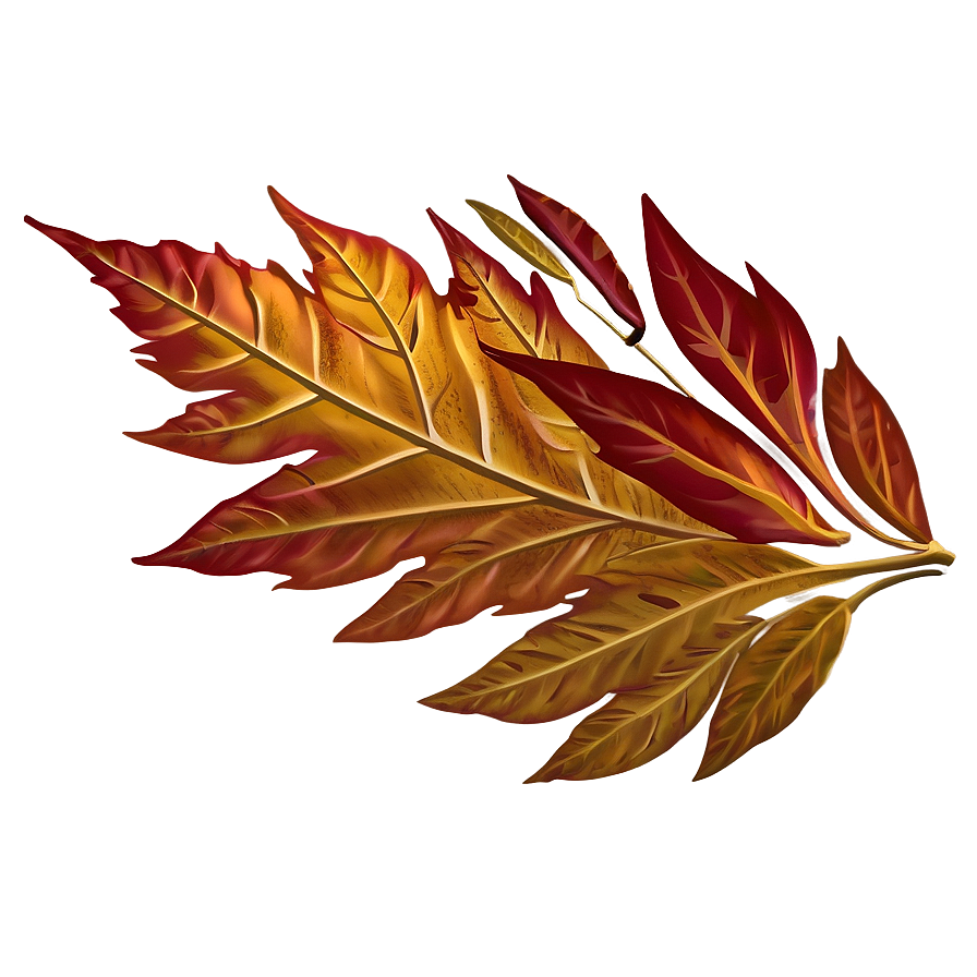 Windblown Fall Leaves Png Uww