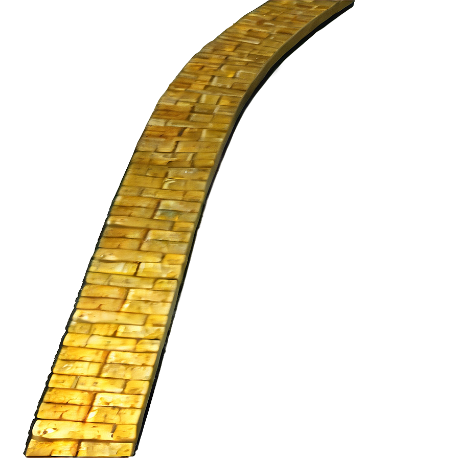 Winding Yellow Brick Road Landscape Png Jry20