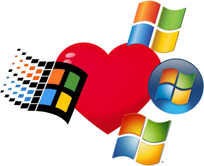 Windows Love Heart Transformation