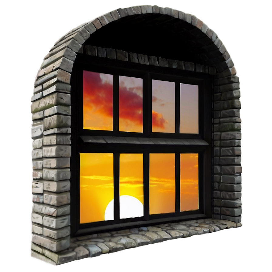 Windows Silhouette Sunset Png 06112024