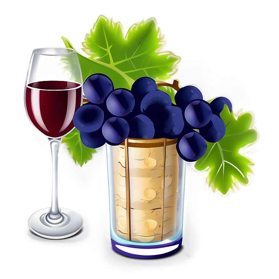 Wine Bottle And Grapes Png 59