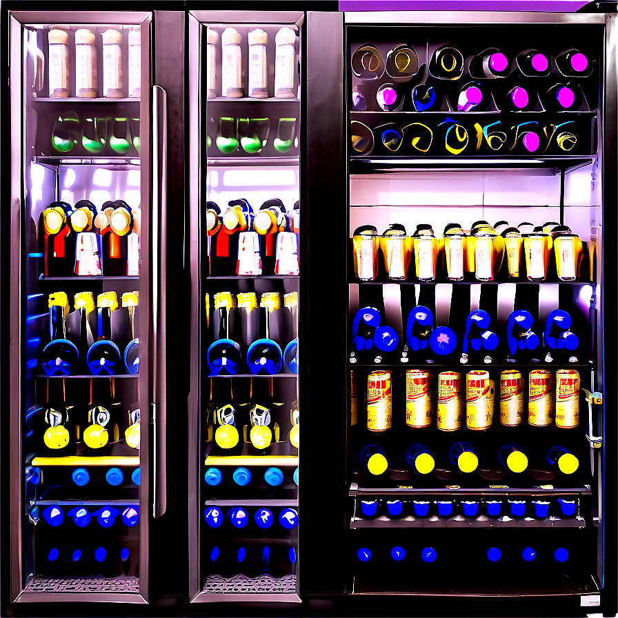 Wine Cooler Fridge Png Hid84