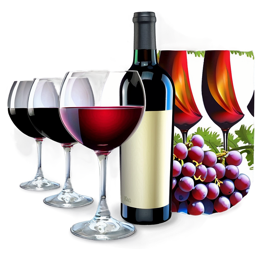 Wine Glass And Bottle Png Cxw